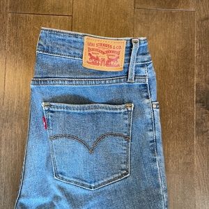 Levi’s 721 High Rise Fringe Ankle Women’s Jeans